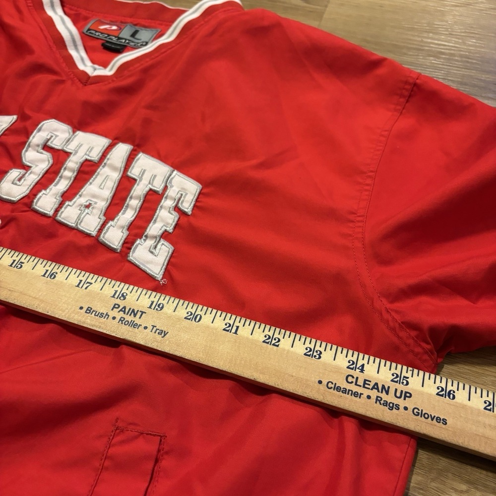 Vintage Pro Player Ohio State Buckeyes Jacket Mens Large Windbreaker Pullover - Picture 9 of 11